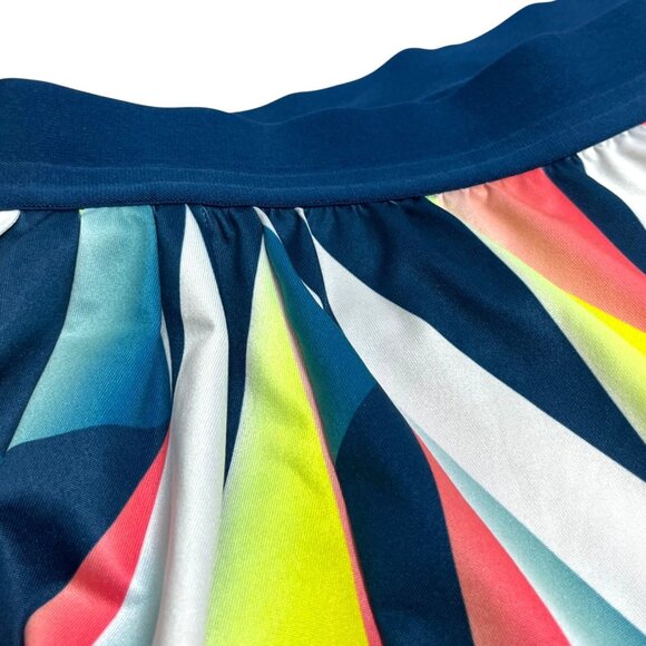 Adidas US Open Geometric Print Climalite Tennis Skirt with Built-In Shorts Sz M - Picture 9 of 10